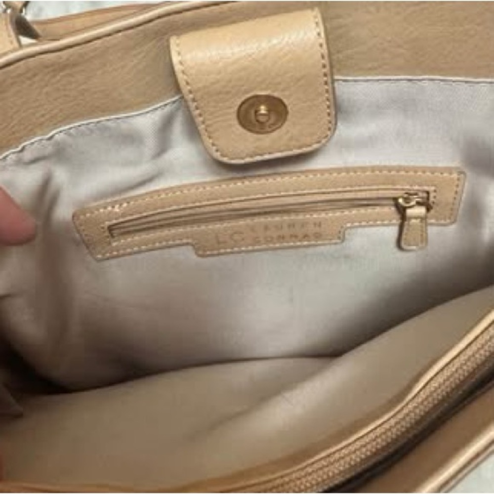 LC Lauren Conrad Floral Beige and Pink Shoulder Bag - Picture 5 of 9